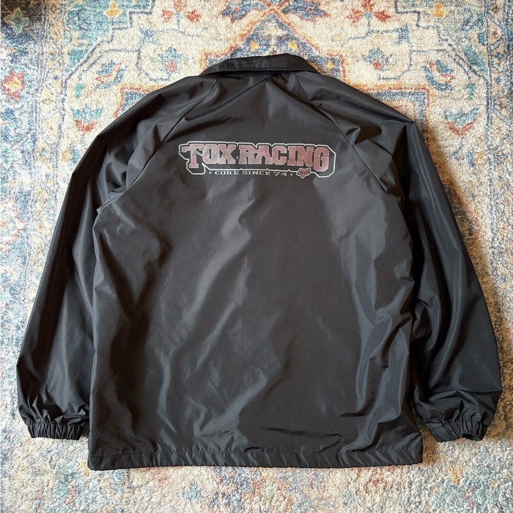 Vintage Fox Racing Spellout Light Jacket Large - Picture 2 of 6